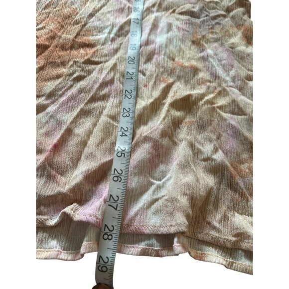 Maurices Womens Tie-Dye Tunic Top V Neck Size 3XL Flowy Boho Style - Picture 5 of 7